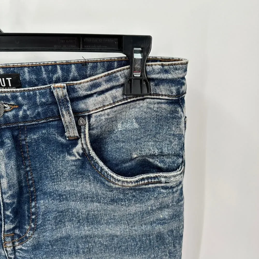 KUT FROM THE KLOTH Rachael Fab Ab Distressed Jeans // 6